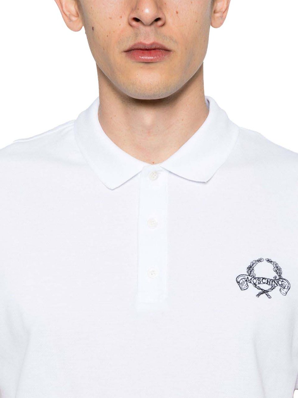 Moschino T-Shirts And Polos White Wit