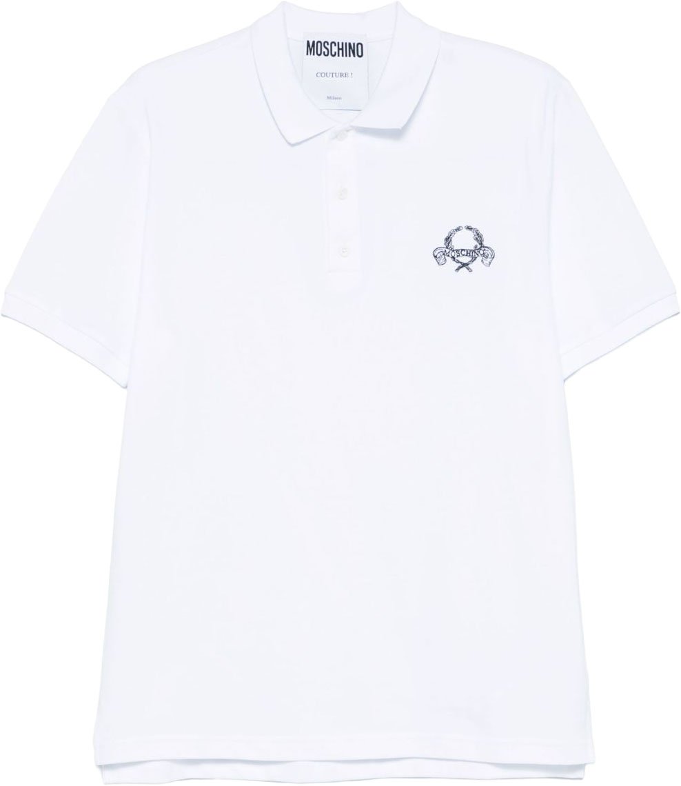 Moschino T-Shirts And Polos White Wit