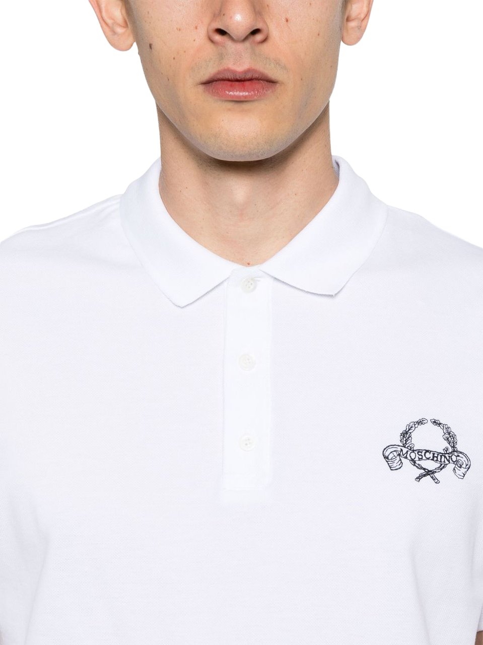 Moschino T-Shirts And Polos White Wit