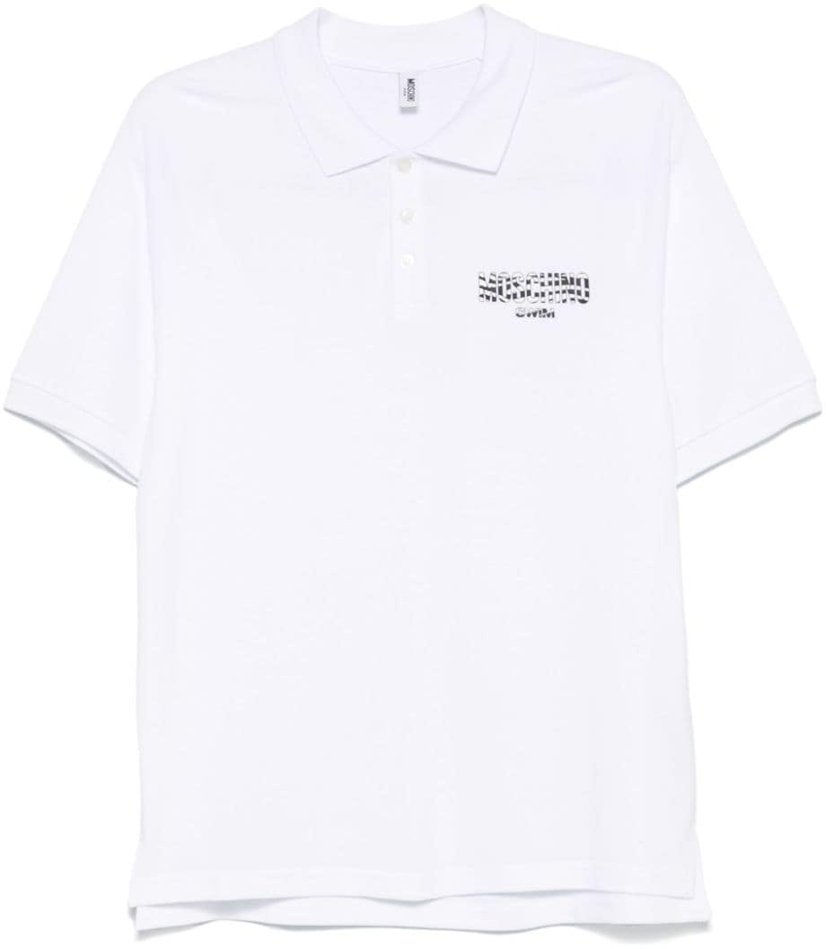 Moschino T-Shirts And Polos White Wit