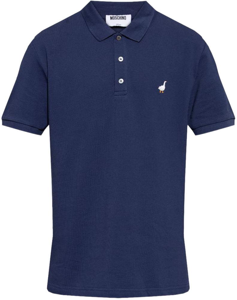 Moschino T-Shirts And Polos Multi Blue Blauw