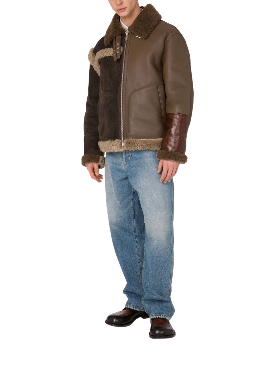 Moschino Jackets Multi Brown Bruin