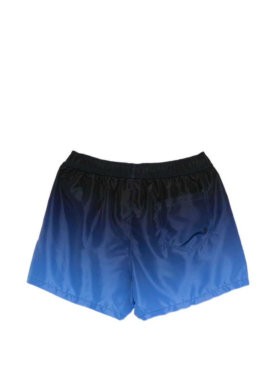 Moschino Silk and Nylon Blend Quick-Dry Swimwear Blauw