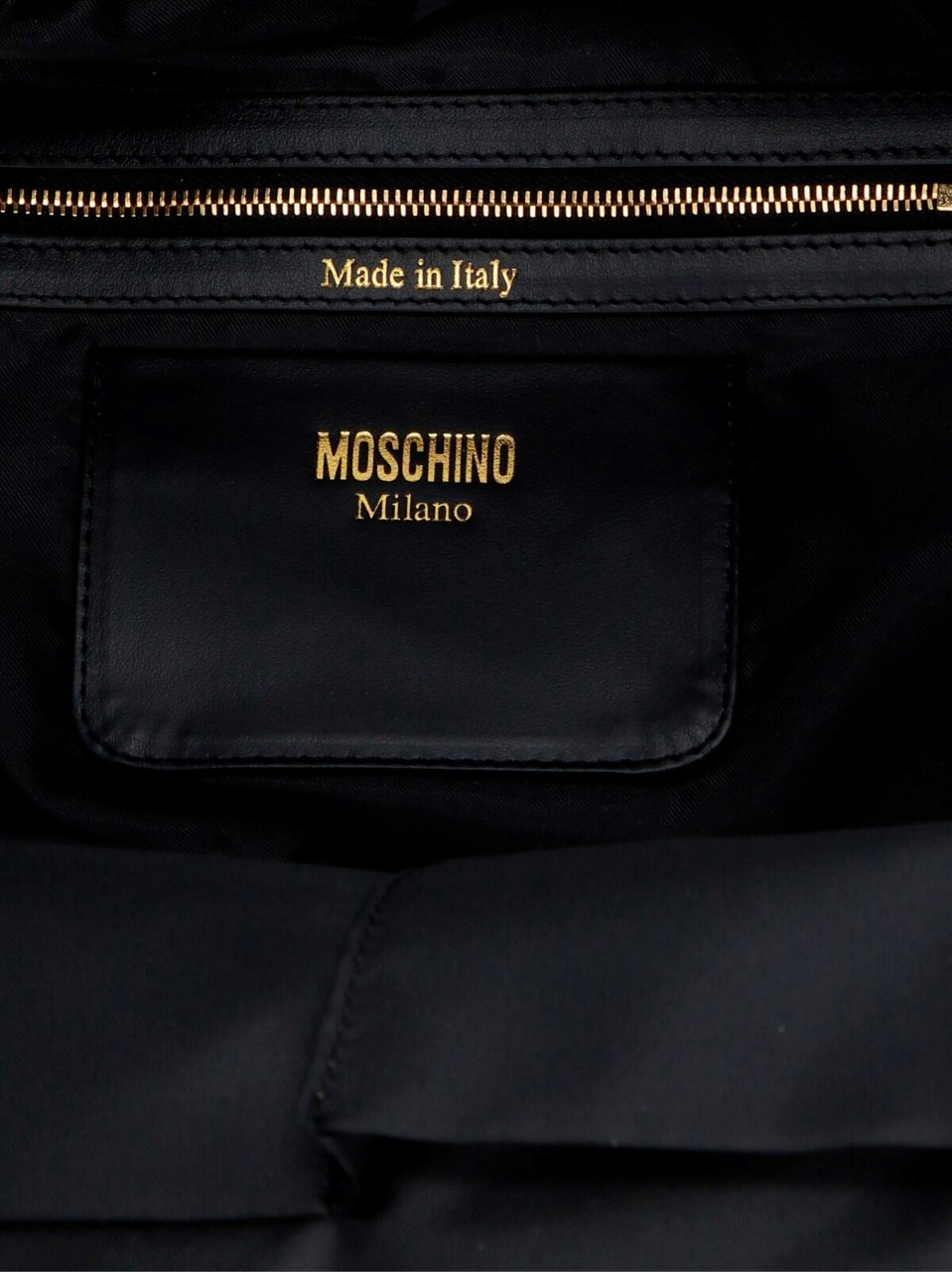 Moschino Quilted Hooded Backpack Blauw