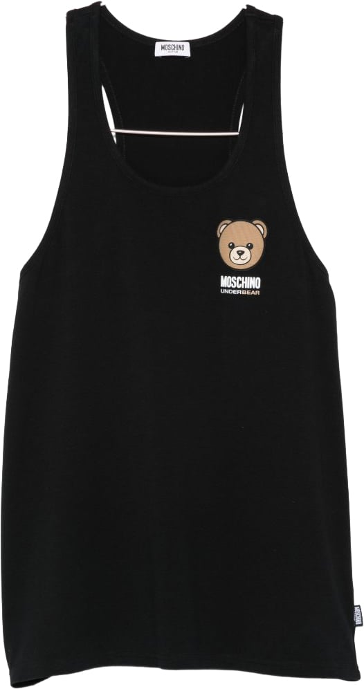 Moschino T-Shirts And Polos Black Zwart