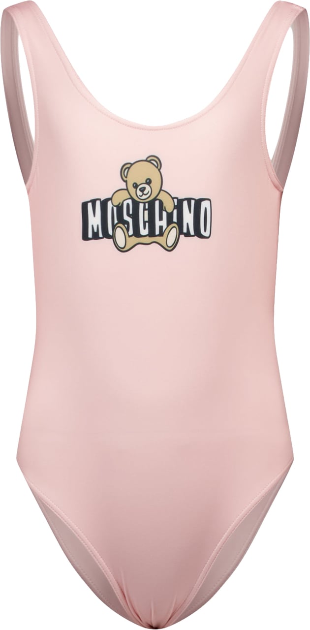 Moschino Kinder Meisjes Zwemkleding In Licht Roze Roze