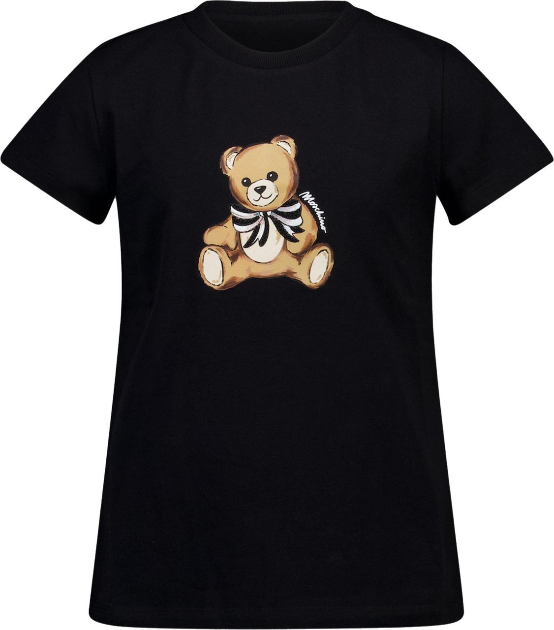 Moschino Moschino Kinder Meisjes T-Shirt In Zwart Zwart