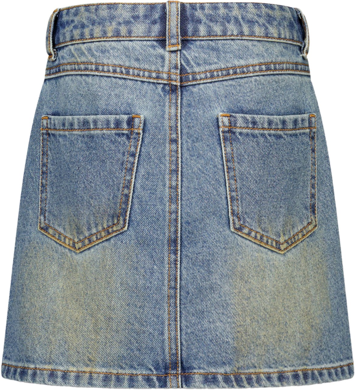 Moschino Moschino Kinder Meisjes Rokje In Jeans Blauw