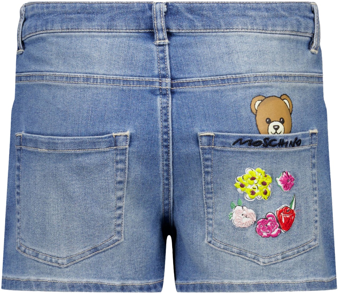 Moschino Moschino Kinder Meisjes Shorts In Jeans Blauw