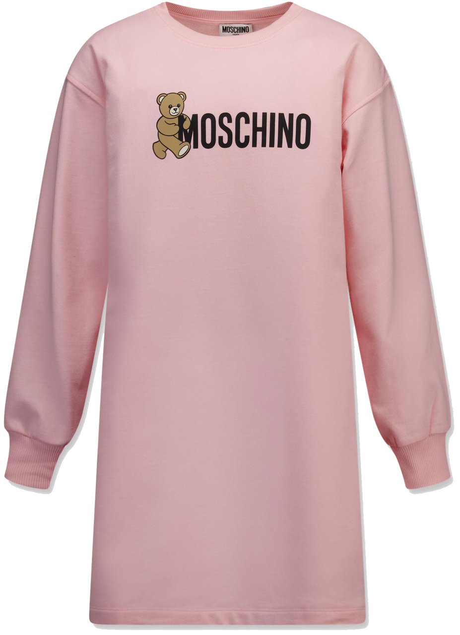 Moschino Moschino Kinder Meisjes Jurk In Licht Roze Roze