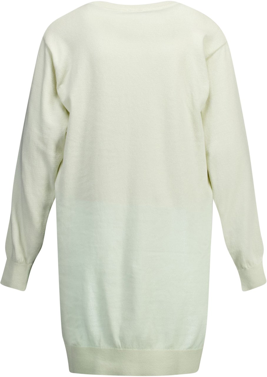 Moschino Moschino Kinder Meisjes Jurk In Off White Wit