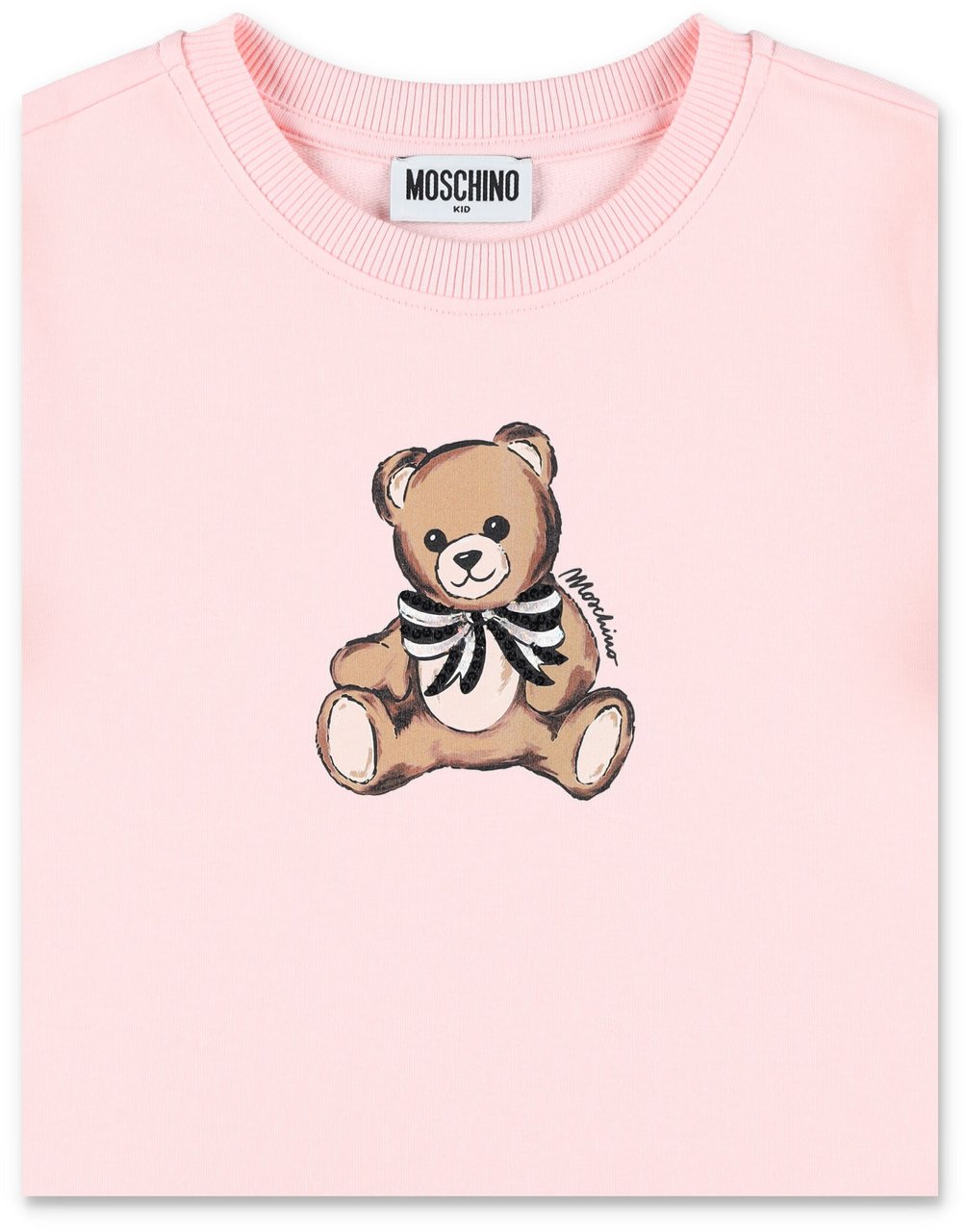 Moschino Dress Mini Skirt Bear Rosa Roze
