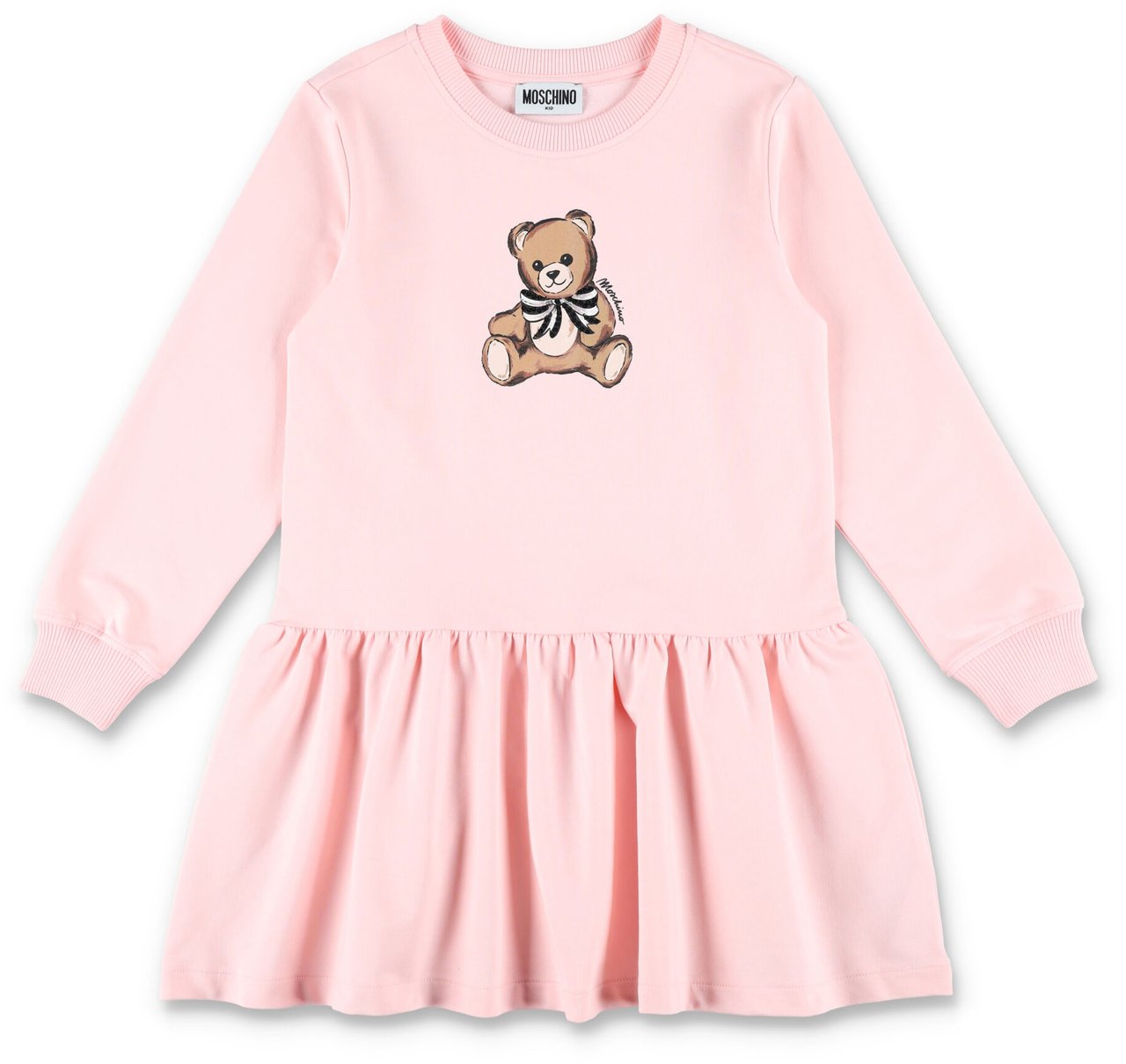 Moschino Dress Mini Skirt Bear Rosa Roze