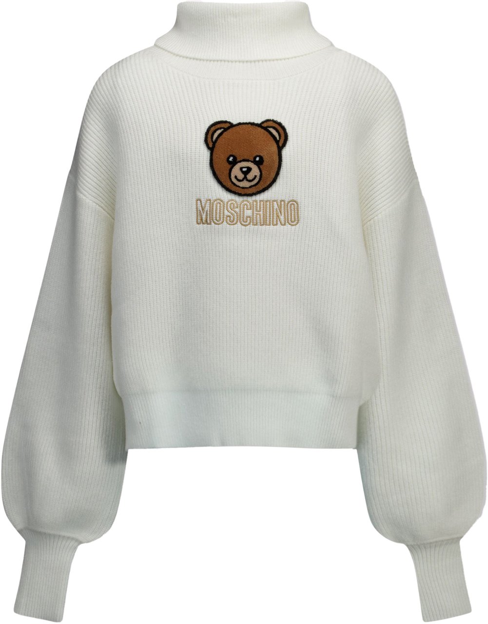 Moschino Moschino Kinder Meisjes Trui In Off White Wit