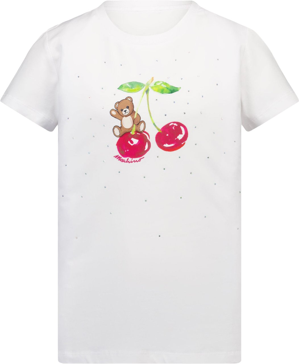 Moschino Moschino Kinder Meisjes T-Shirt In Wit Wit