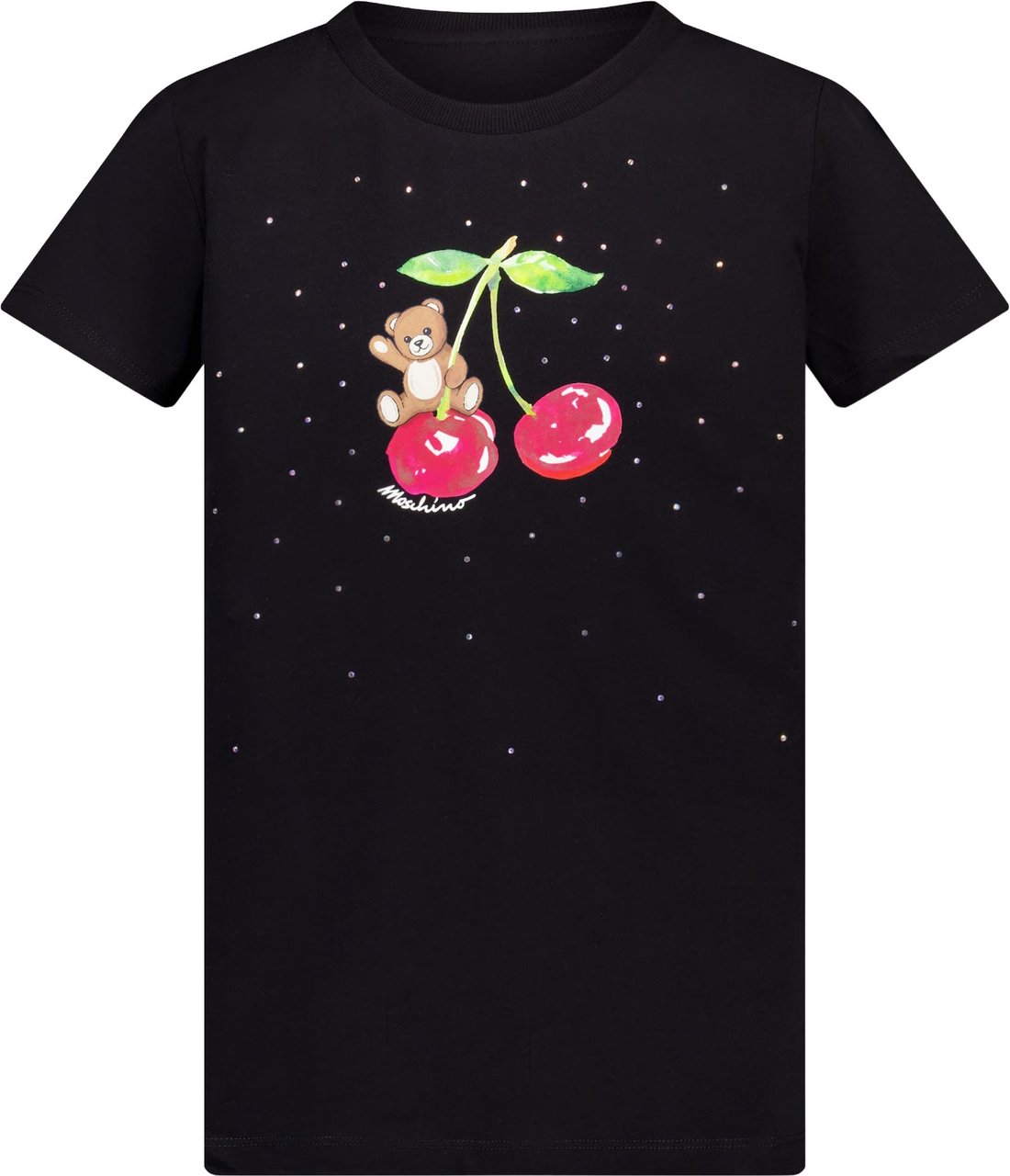 Moschino Kinder Meisjes T-Shirt In Zwart Zwart
