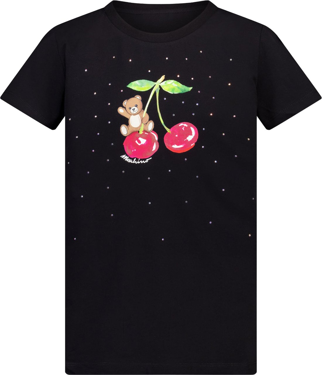 Moschino Moschino Kinder Meisjes T-Shirt In Zwart Zwart