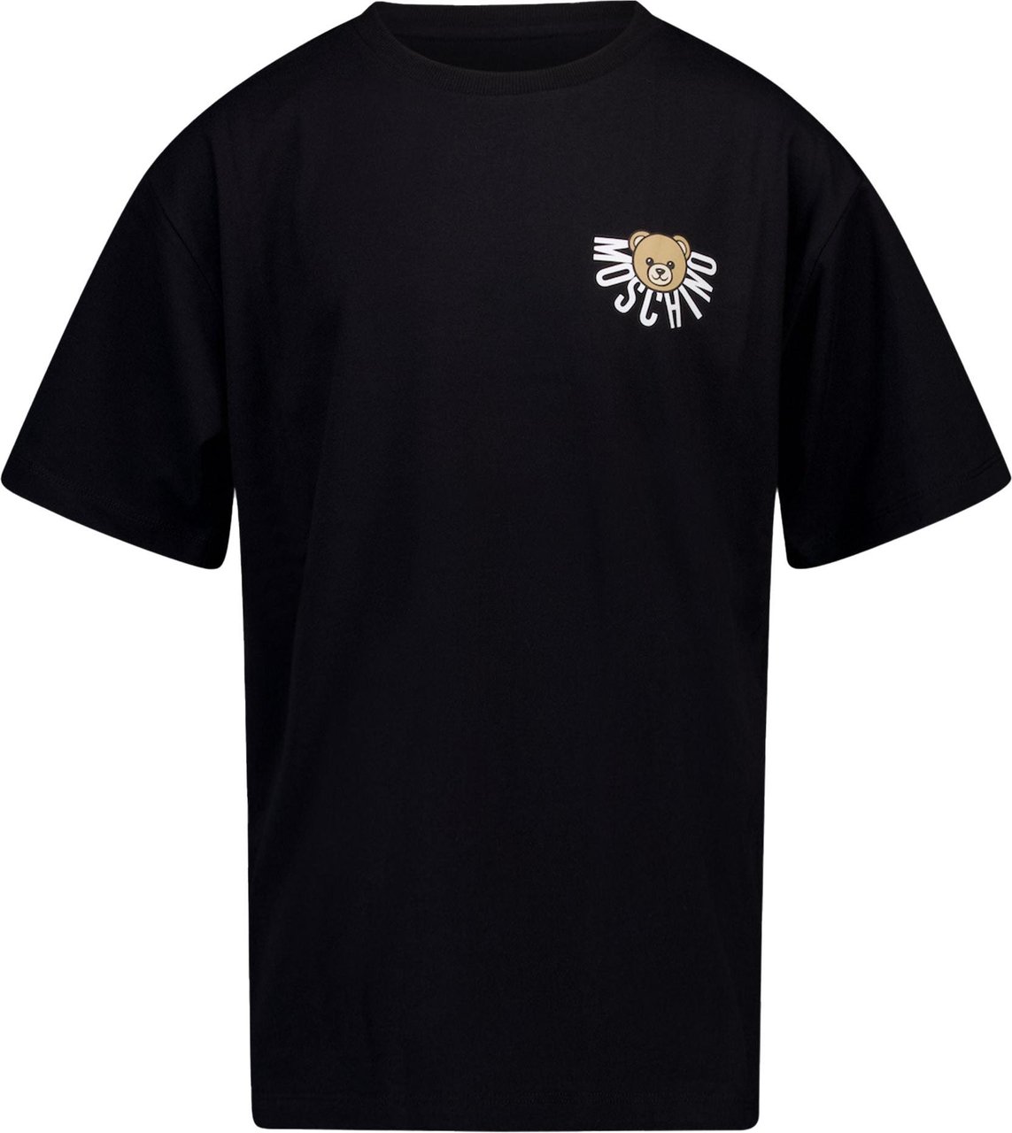 Moschino Moschino Kinder Unisex T-Shirt In Zwart Zwart