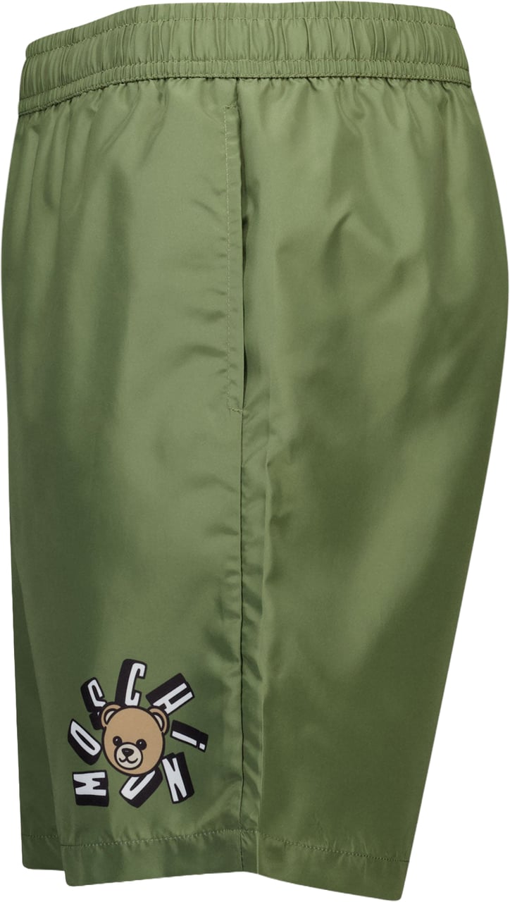 Moschino Moschino Kinder Jongens Zwemkleding In Army Groen