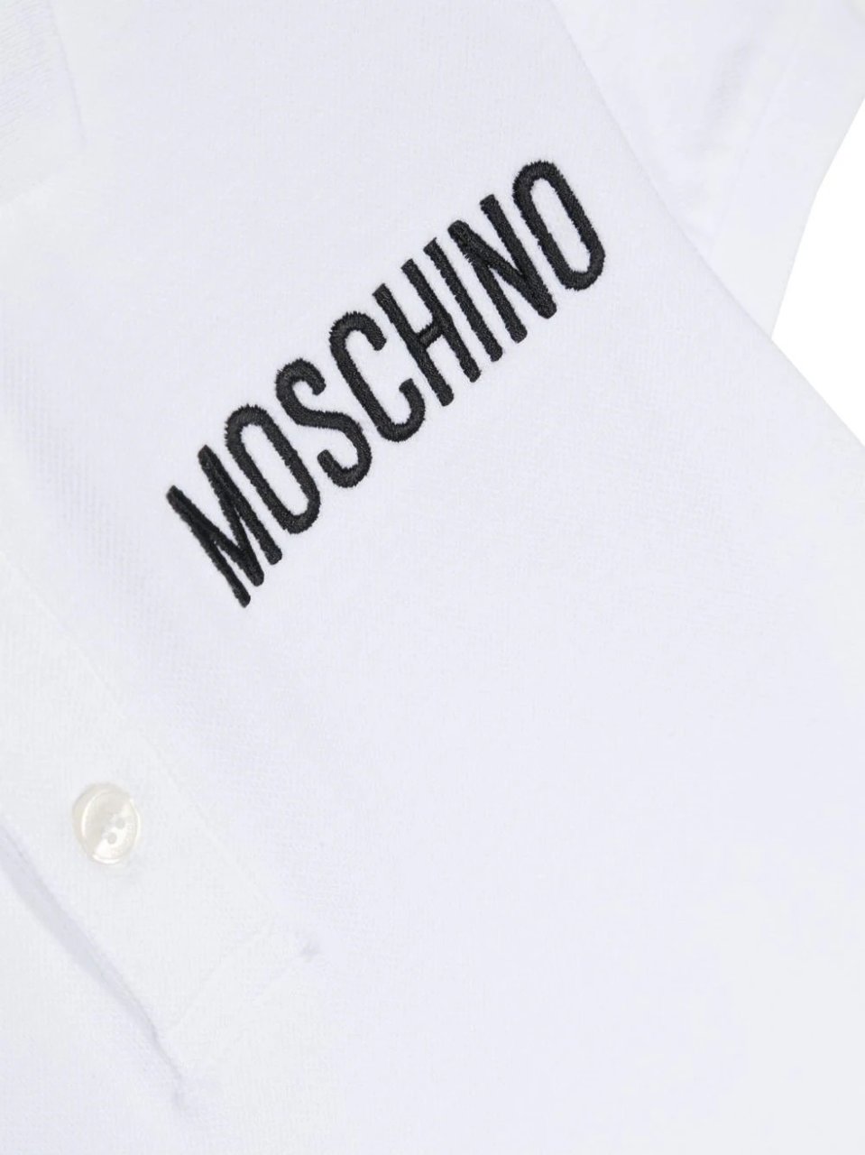 Moschino polo white Wit