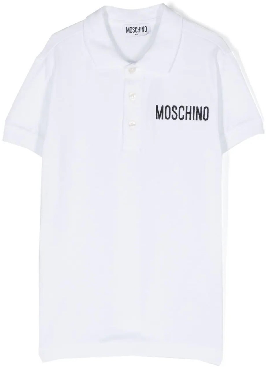 Moschino polo white Wit