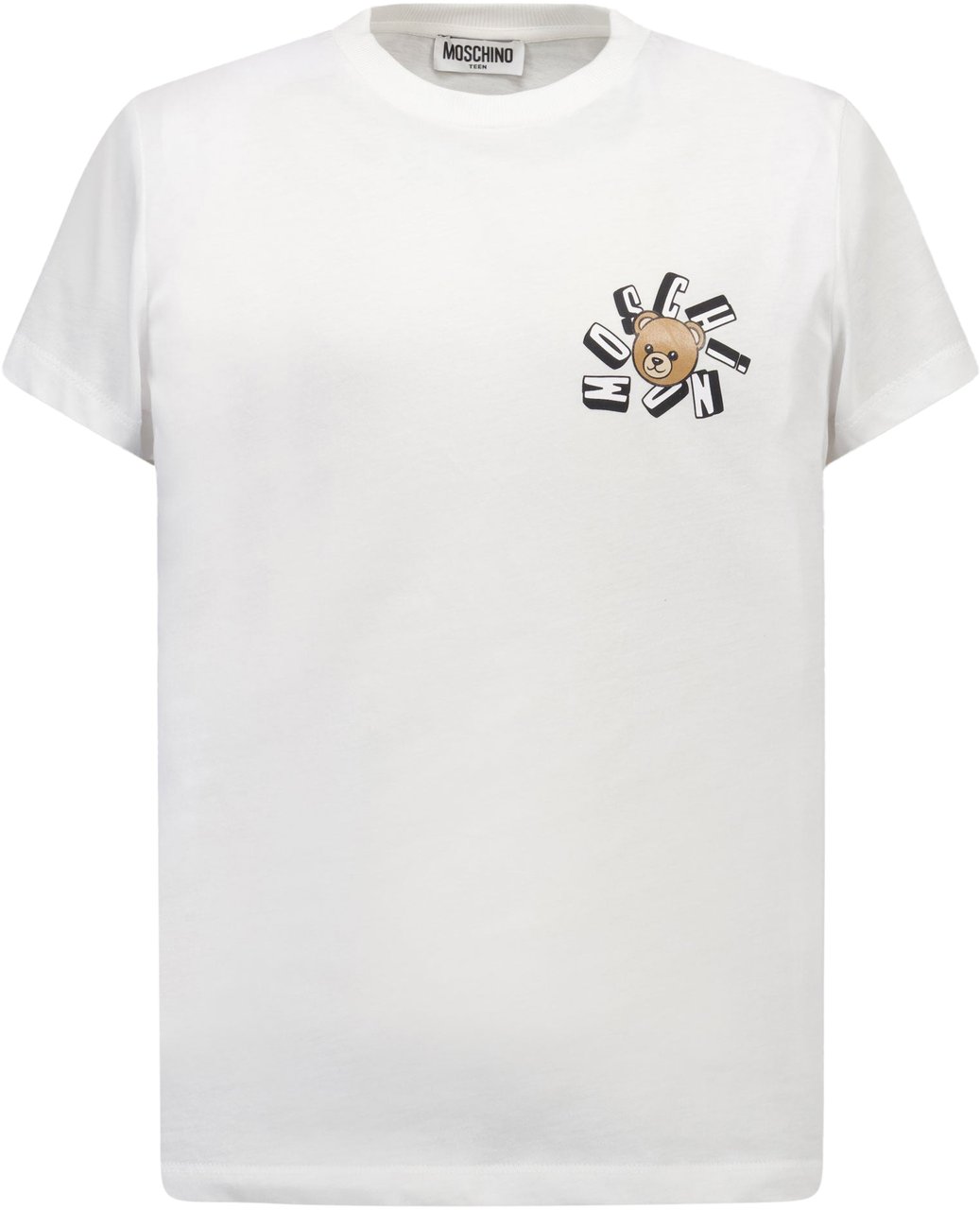 Moschino Moschino Kinder Jongens T-Shirt In Wit Wit
