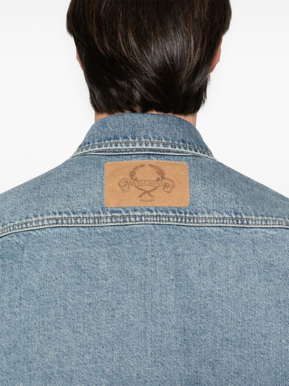 Moschino Shirts Denim Lichtblauw