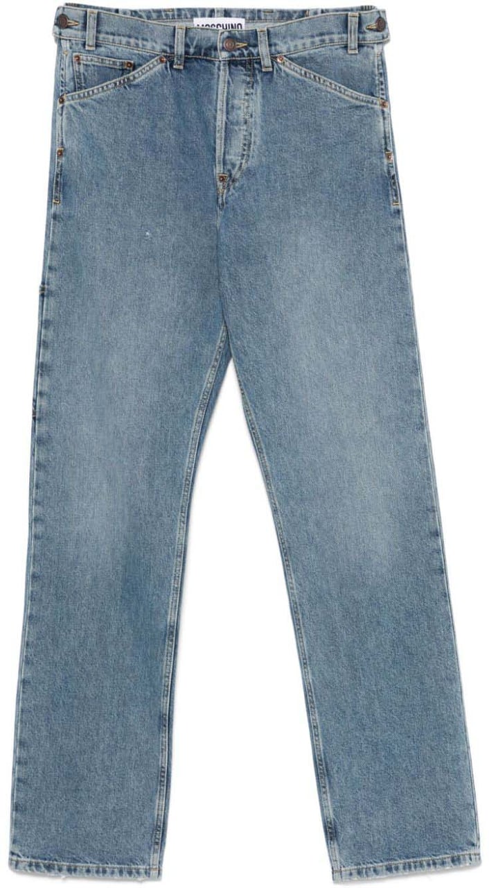 Moschino Trousers Denim Blauw