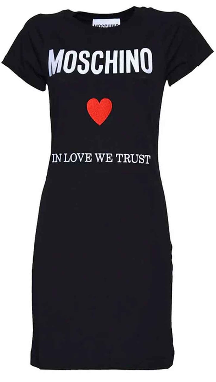 Moschino Moschino Couture In Love We Trust Mini Dress Zwart