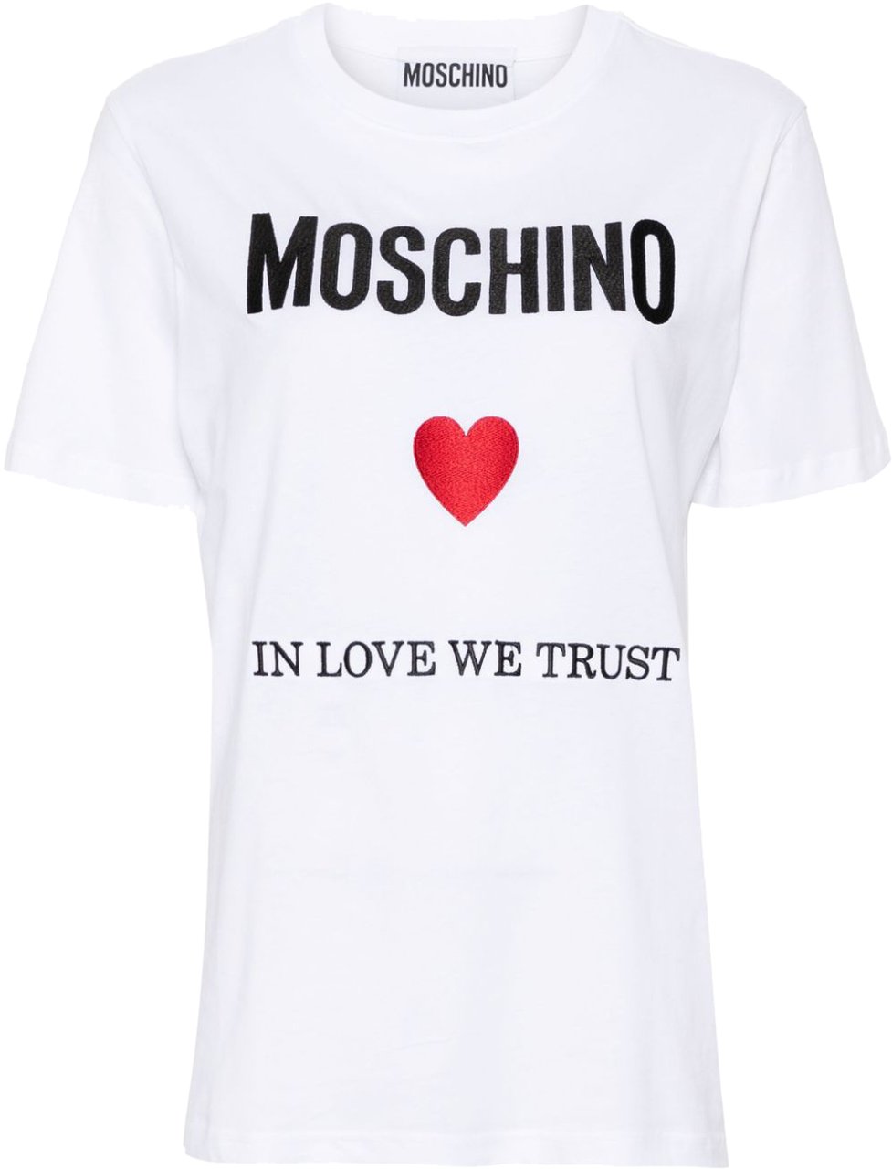 Moschino Top White Wit