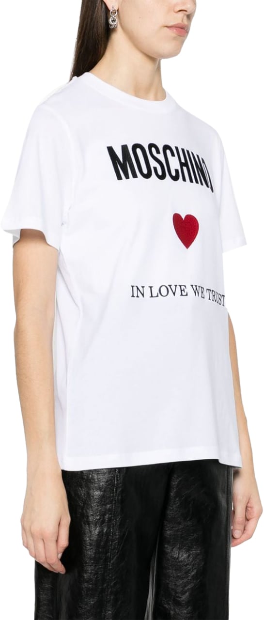 Moschino Top White Wit