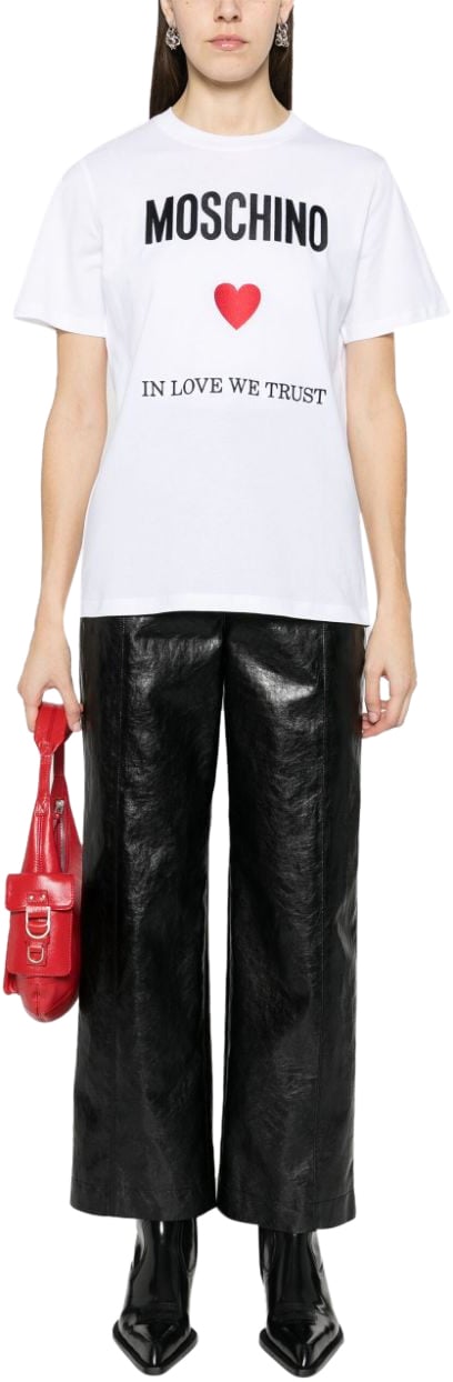 Moschino Top White Wit