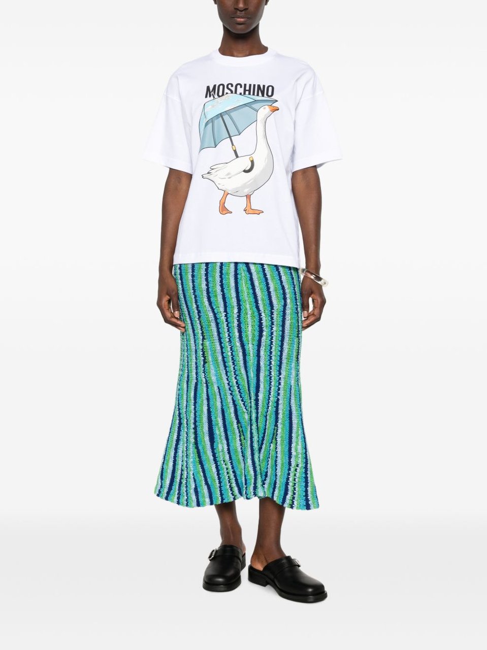 Moschino Top Multi White Wit