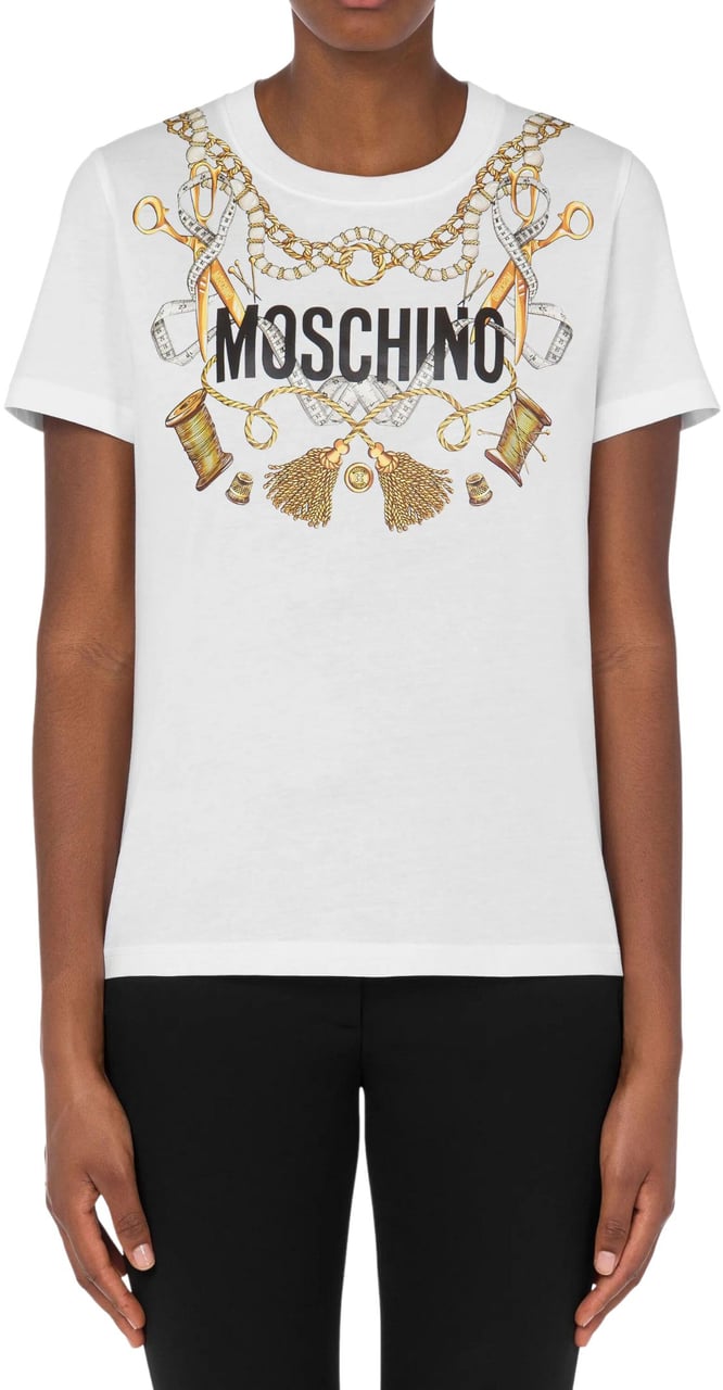 Moschino Moschino T-shirt E Polo Bianco Wit