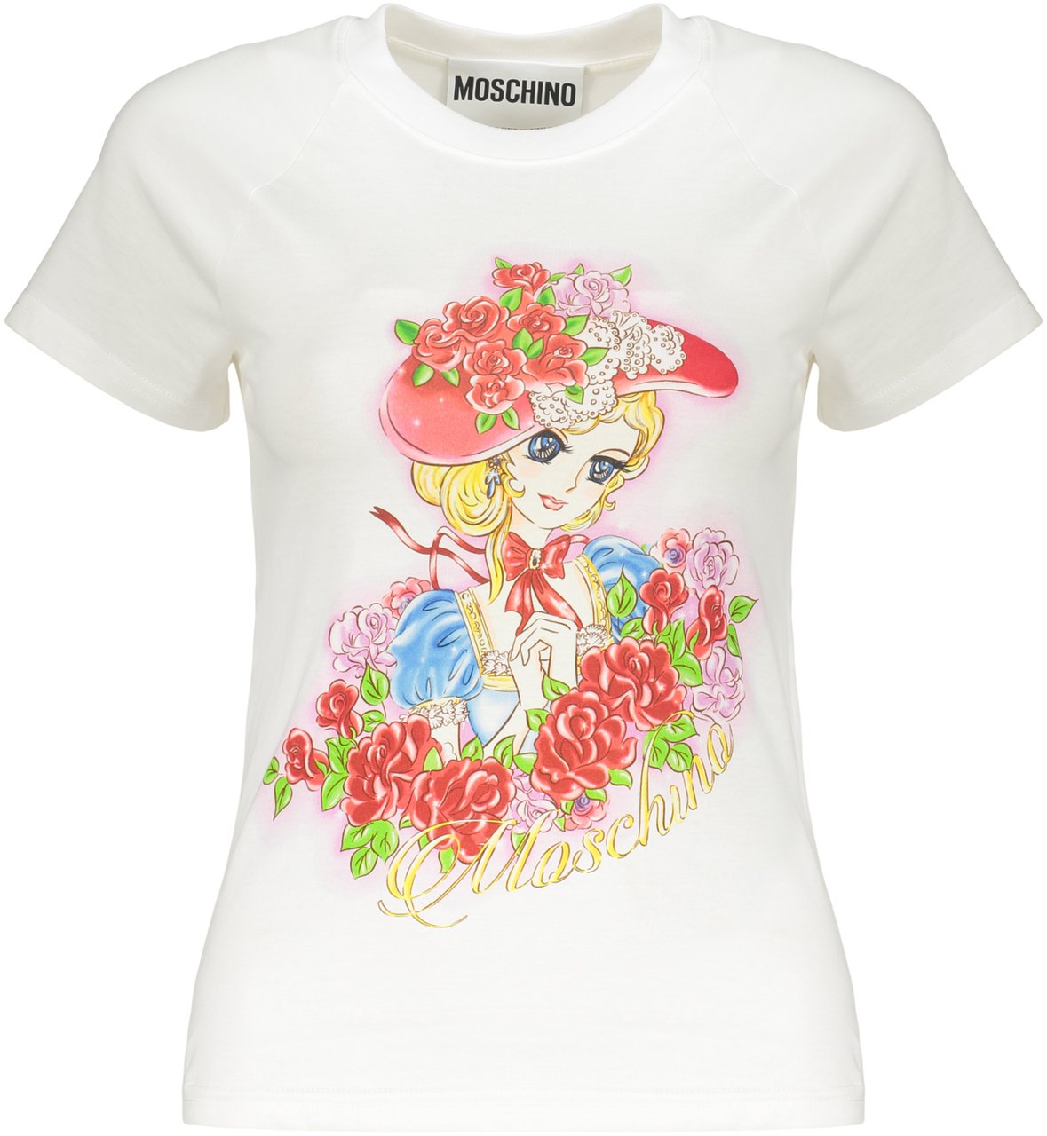 Moschino Cotton T-shirt Wit