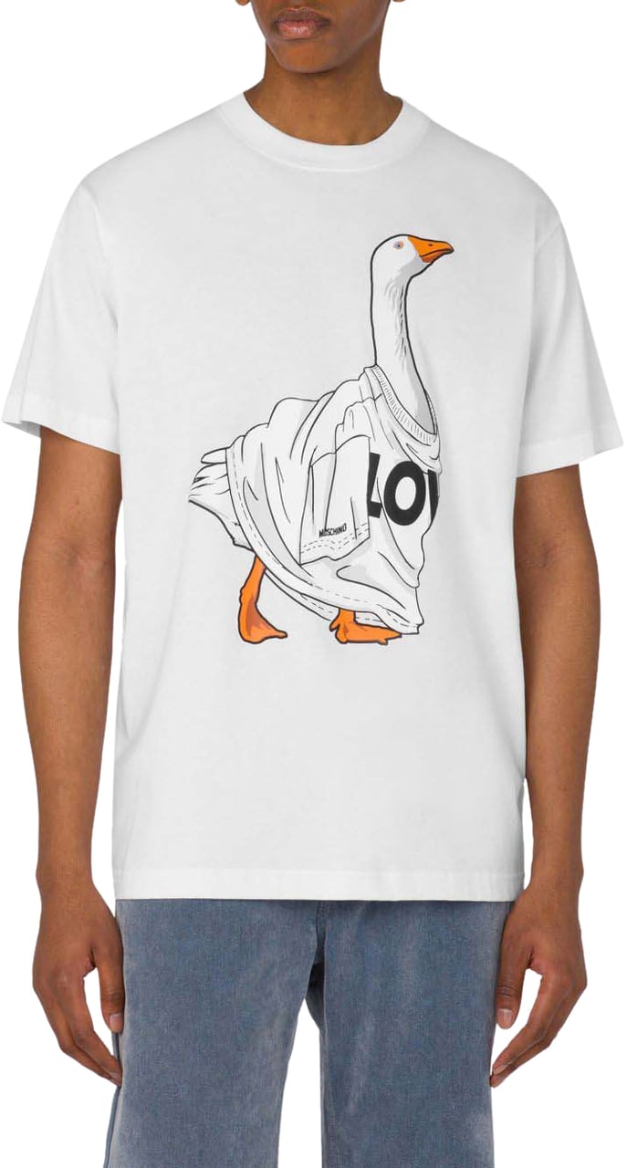 Moschino T-Shirts And Polos Multi White Wit