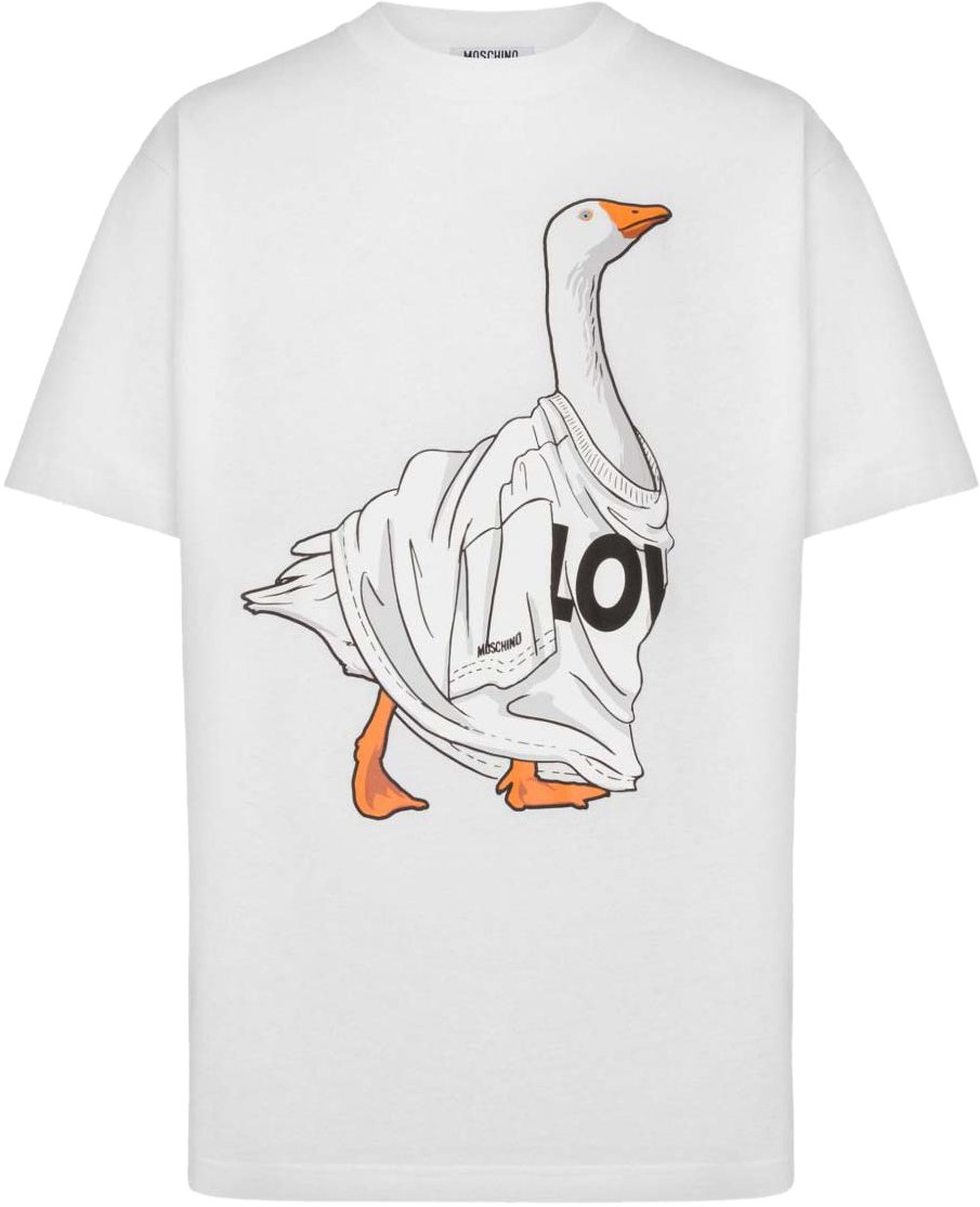 Moschino T-Shirts And Polos Multi White Wit