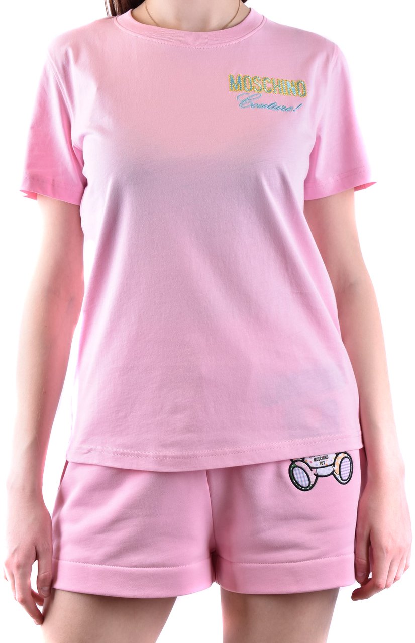 Moschino T-shirts Pink Roze