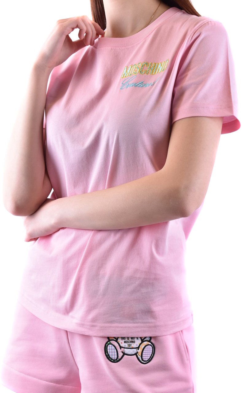 Moschino T-shirts Pink Roze