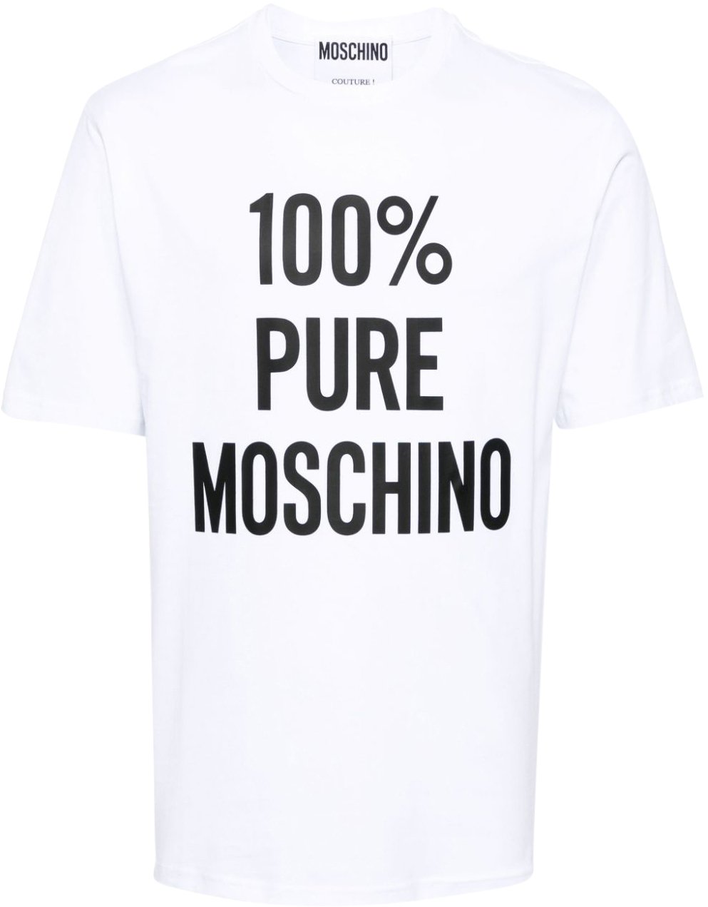 Moschino T-Shirts And Polos White Wit