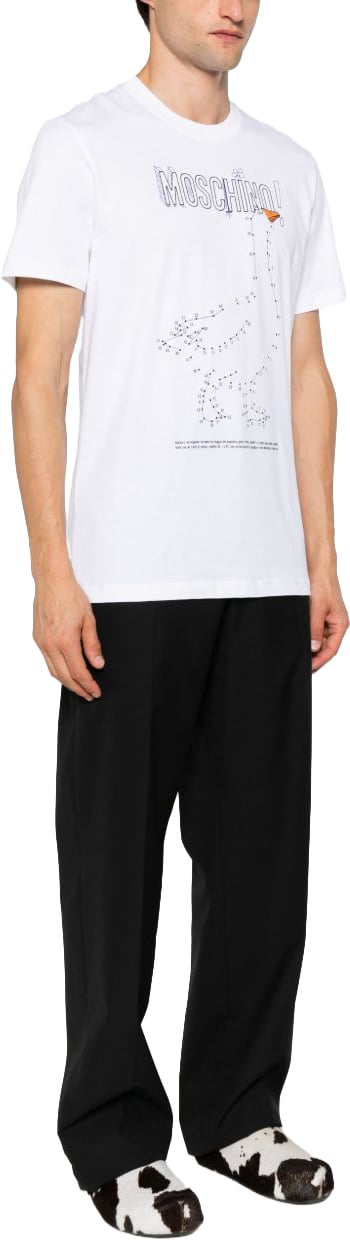 Moschino T-Shirts And Polos Multi White Wit