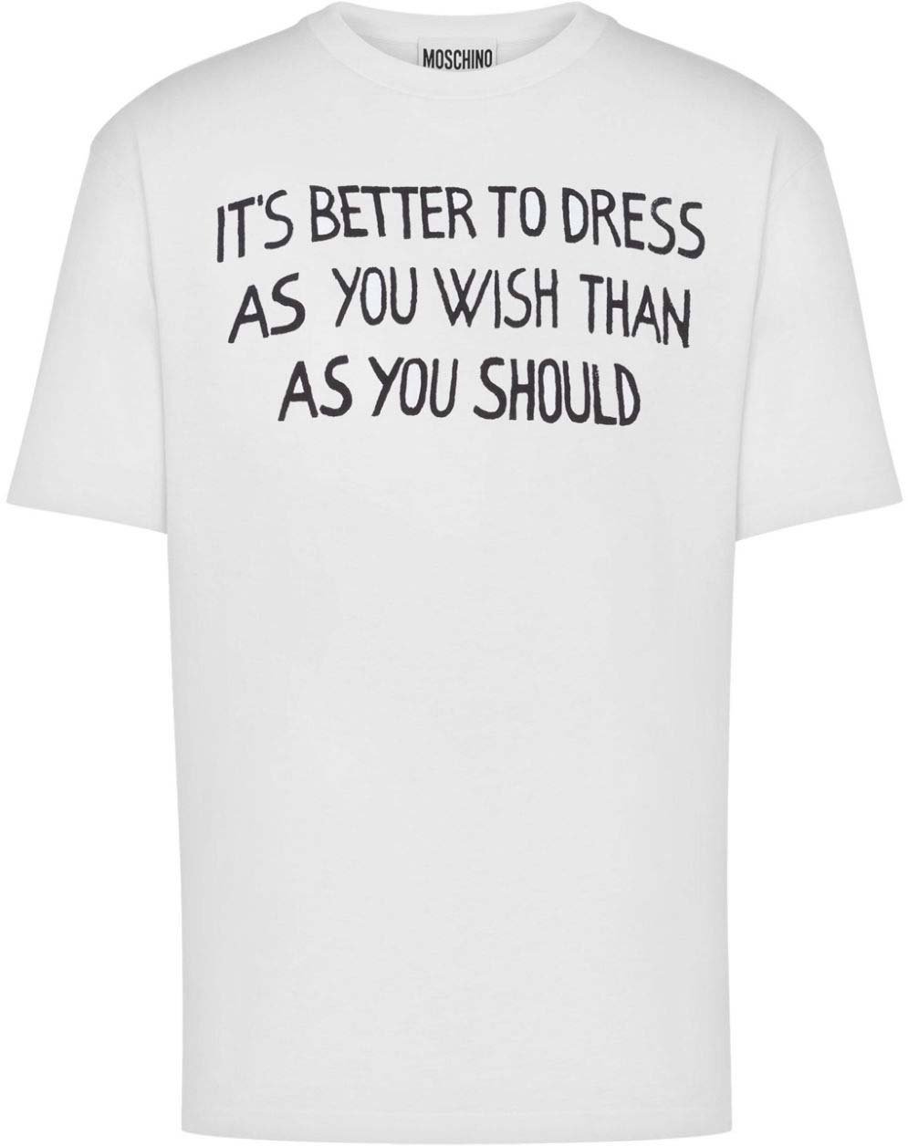 Moschino T-Shirts And Polos White Wit
