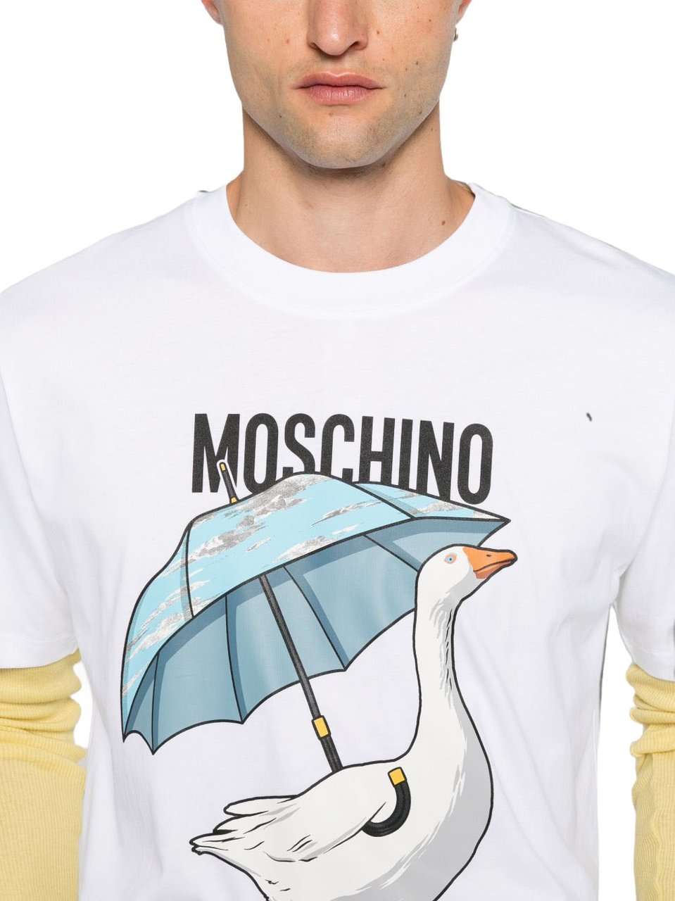 Moschino T-Shirts And Polos Multi White Wit