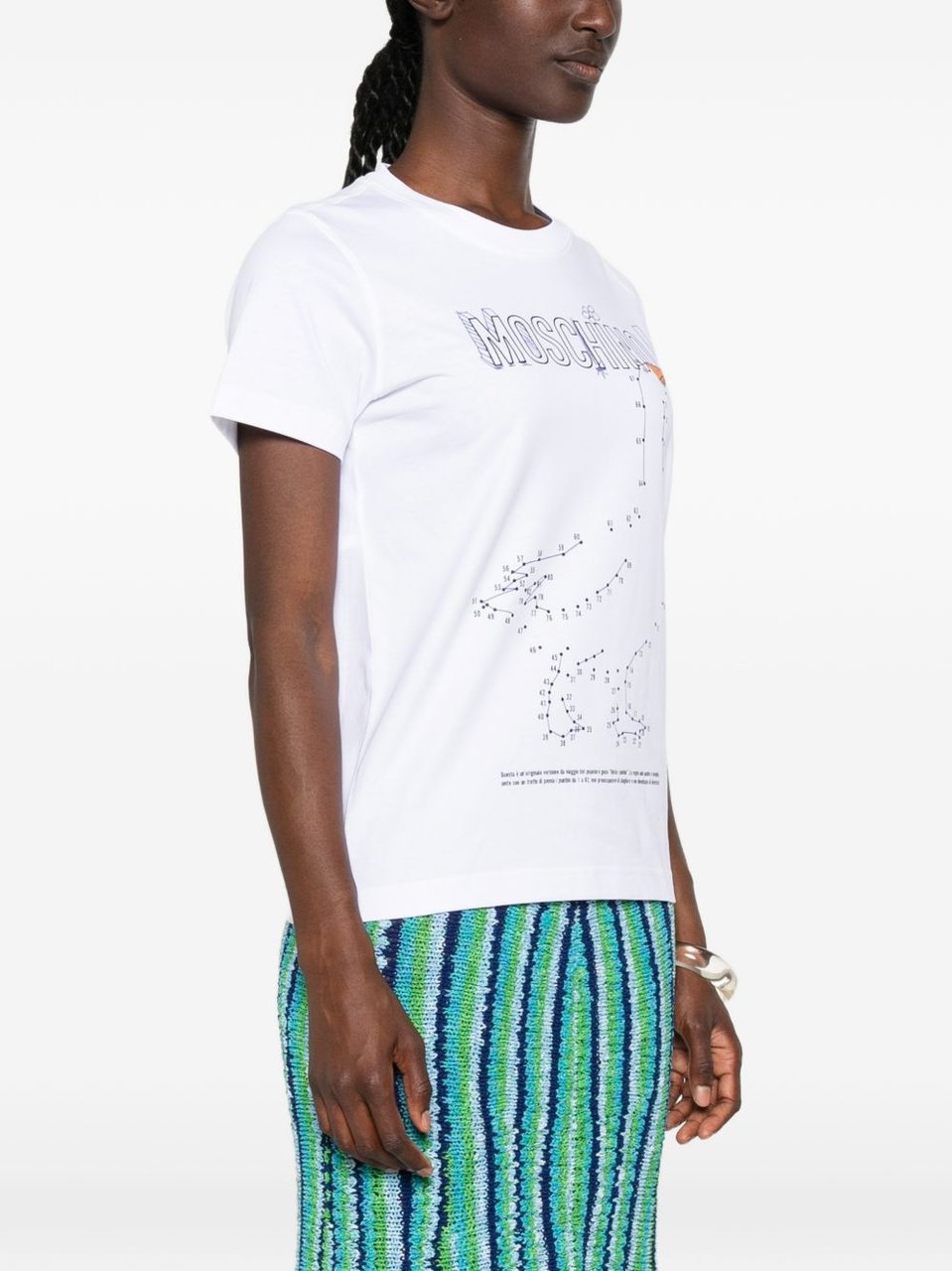 Moschino Top Multi White Wit