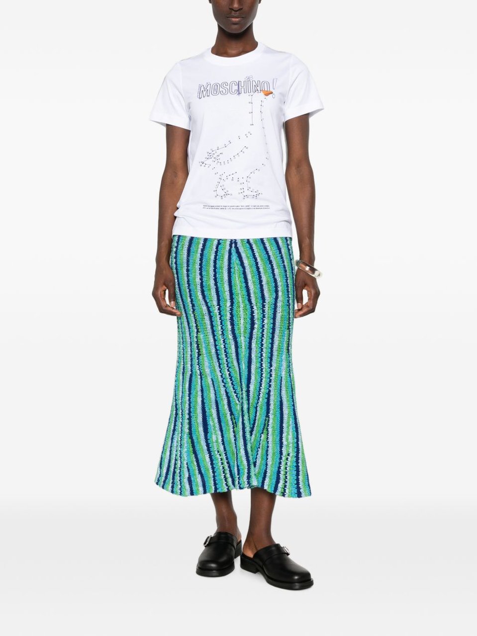 Moschino Top Multi White Wit