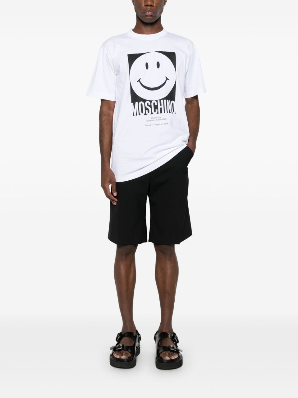 Moschino T-Shirts And Polos White Wit