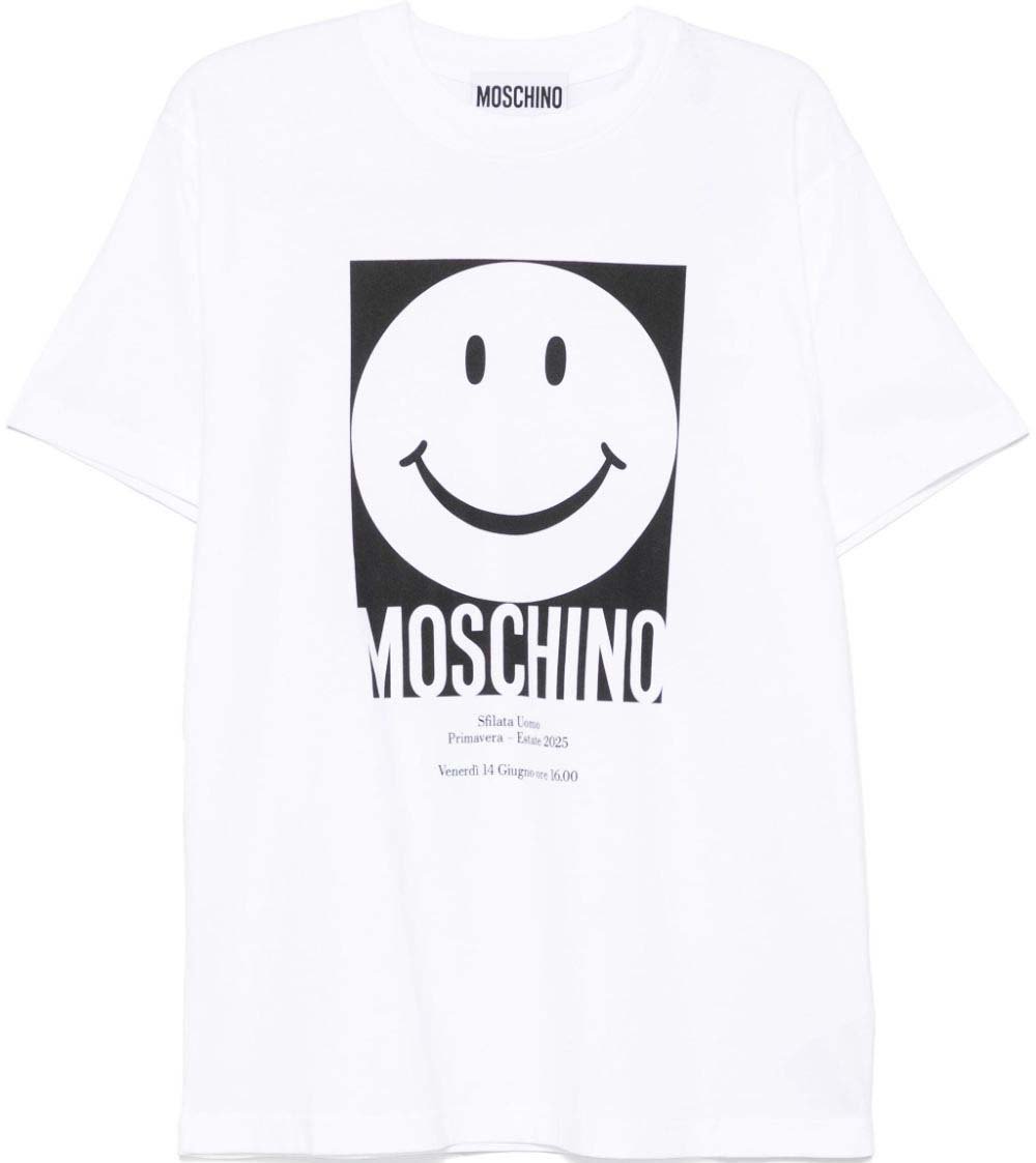 Moschino T-Shirts And Polos White Wit