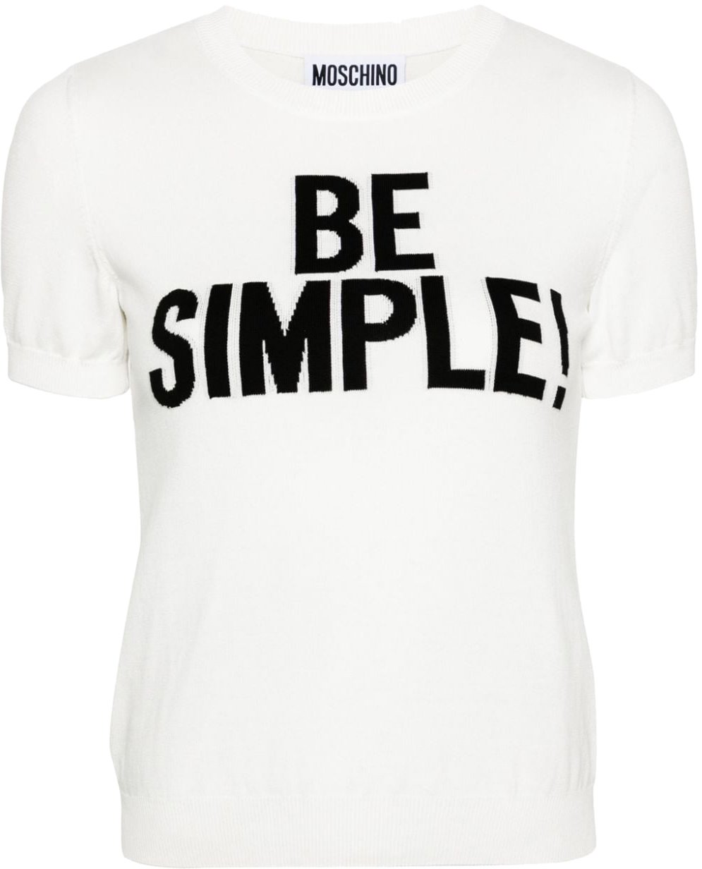 Moschino Sweaters White Wit