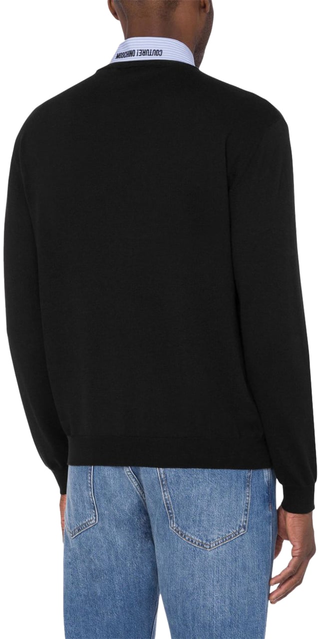 Moschino Sweaters Black Zwart