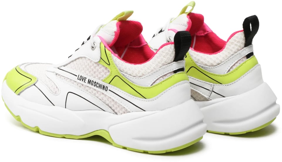 Moschino Sporty Mix Sneakers Wit